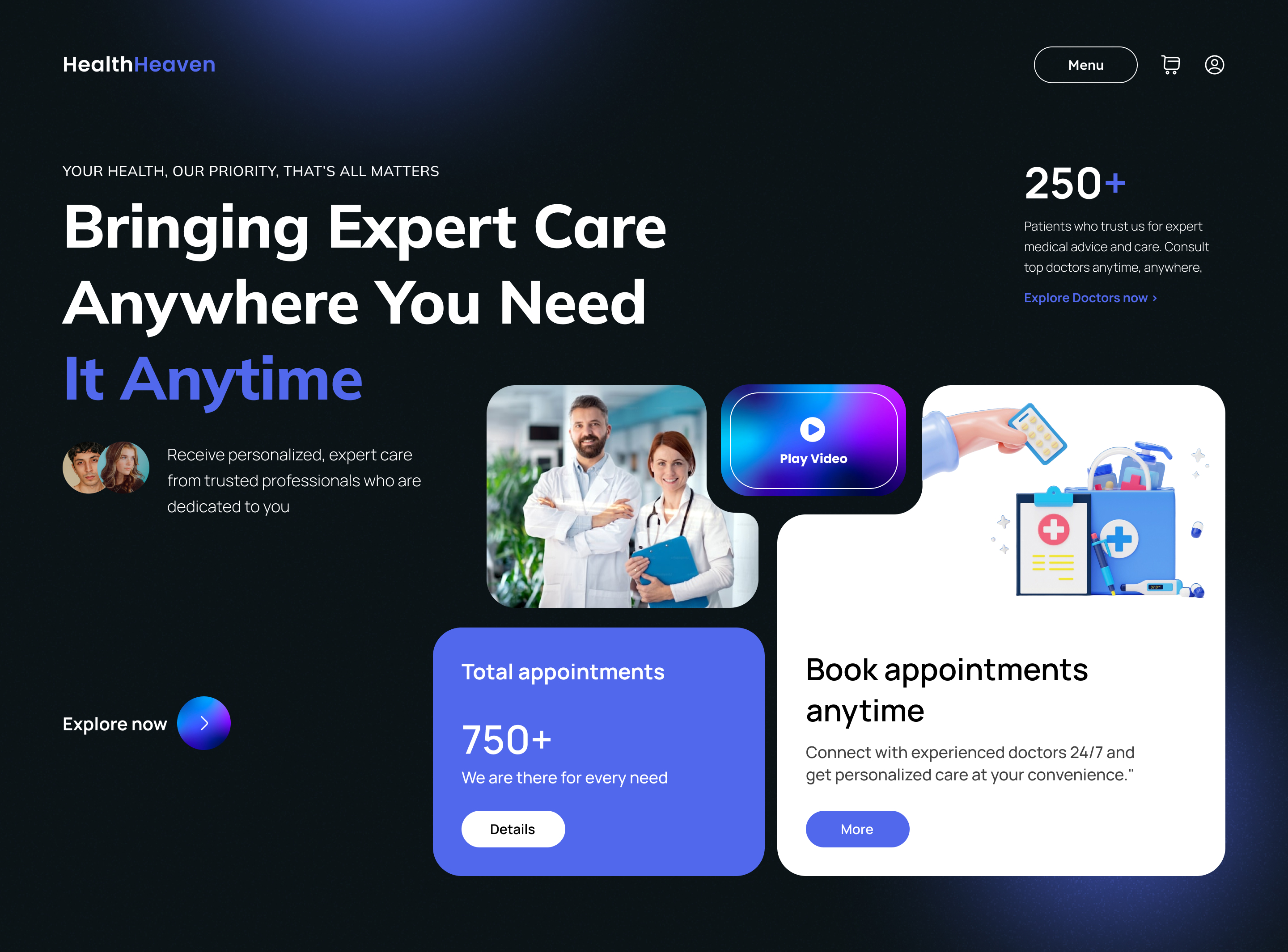 HealthHeaven Landing